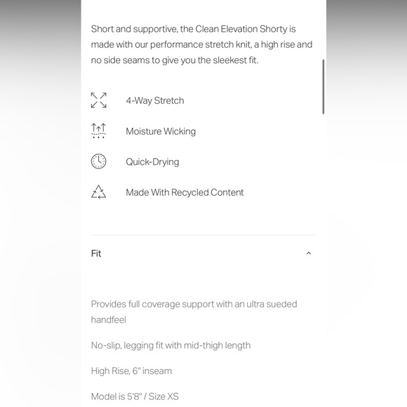 Clean elevation biker short vuori - Picture 5 of 5